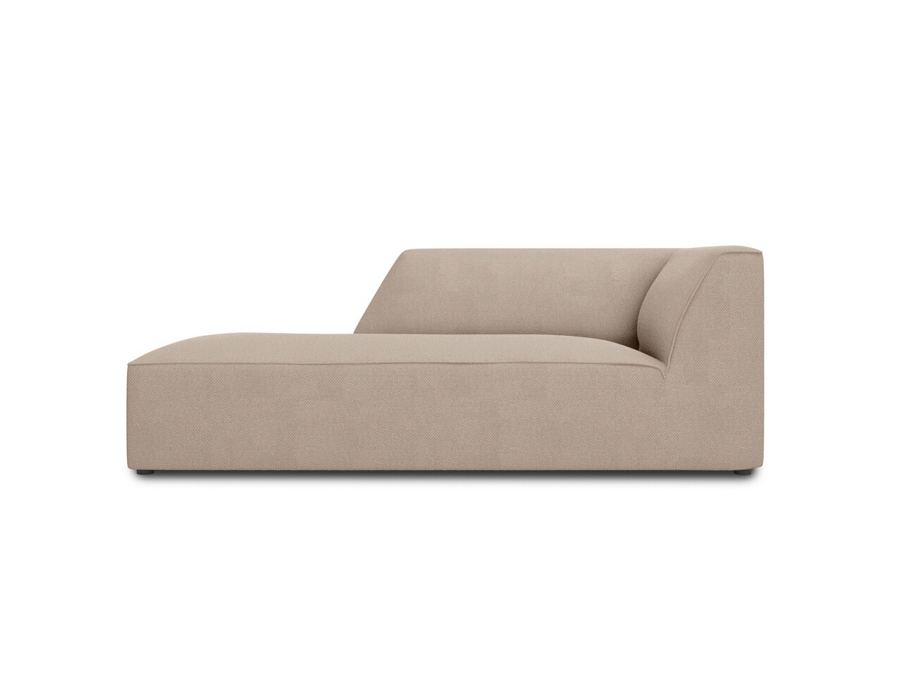 Sezlong living stanga 1 loc, Ruby, Micadoni Home, BL, 180x93x69 cm, poliester, bej inchis - imagine 6